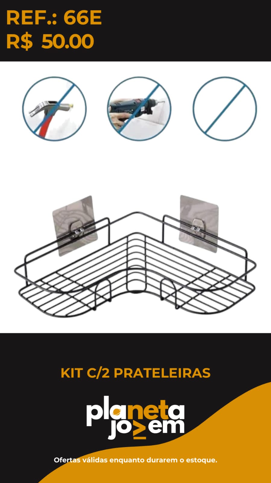Kit C/2 Parteleira